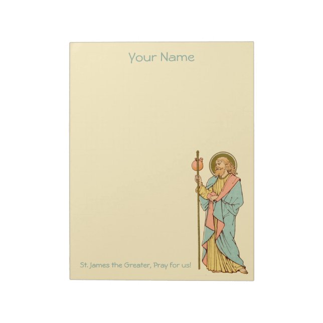 St. James the Greater (RLS 05) 8.5"x11" Notizblock (Rotiert)