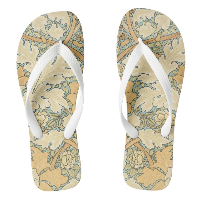 St. James von William Morris, Acanthus Blätter Flip Flops (Fußbett)