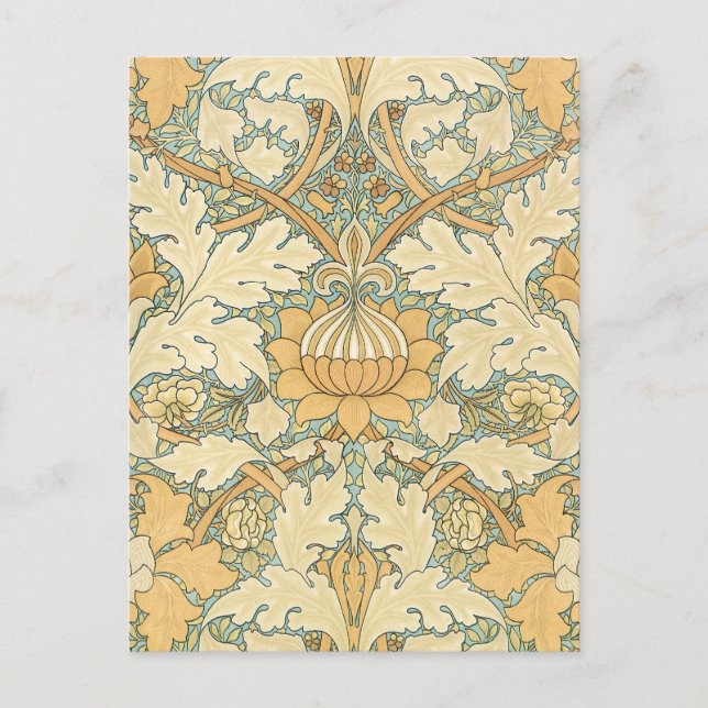 St. James von William Morris, Acanthus Blätter Postkarte (Vorderseite)