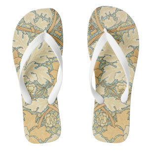 St. James von William Morris, Akanthusblätter Flip Flops