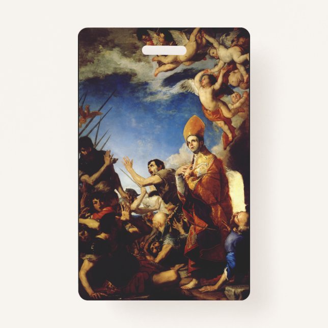 St. Januarius Bischof von Benevento Ausweis (Vorderseite)