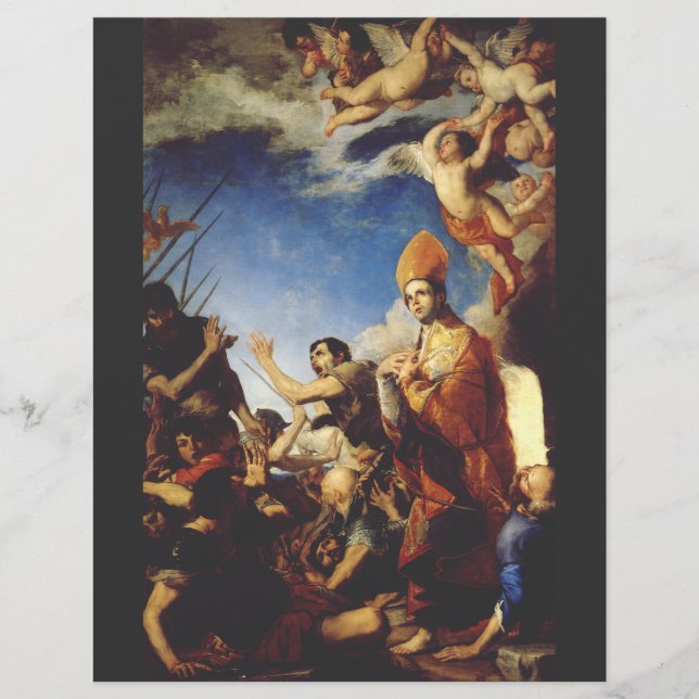 St. Januarius Bischof von Benevento Flyer (Vorne)