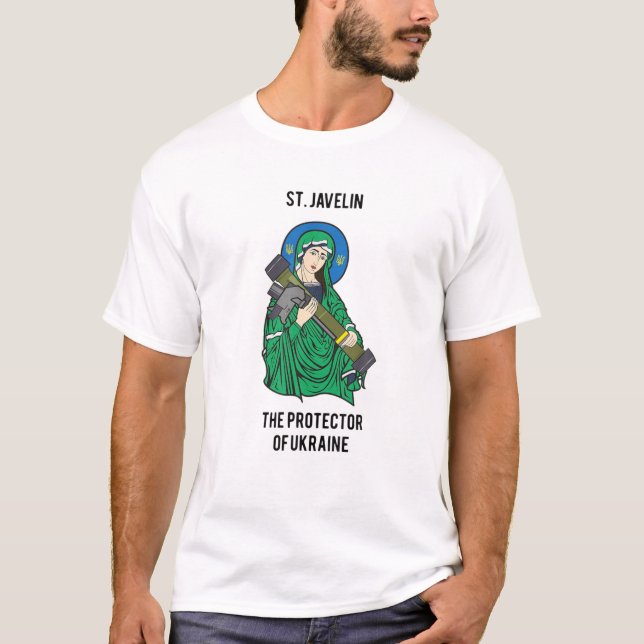 St. Javelin NLA der Beschützer der Ukraine I Stand T-Shirt (Vorderseite)
