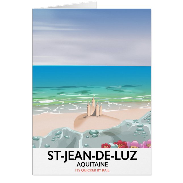 St-Jean-de-Luz, Aquitaine Travel Poster (Vorne)