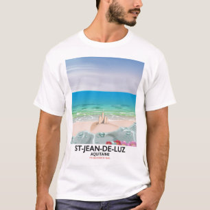 St-Jean-de-Luz, Aquitanien Reiseplakat T-Shirt