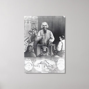 St. Jean-Marie Vianney preaching, 19. Jahrhundert Leinwanddruck