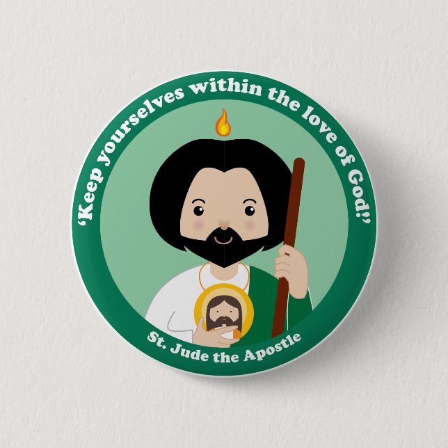 St. Jehuda der Apostel Button (Vorderseite)