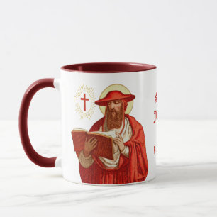 St. Jerome als Kardinal mit Book (P 004) Tasse