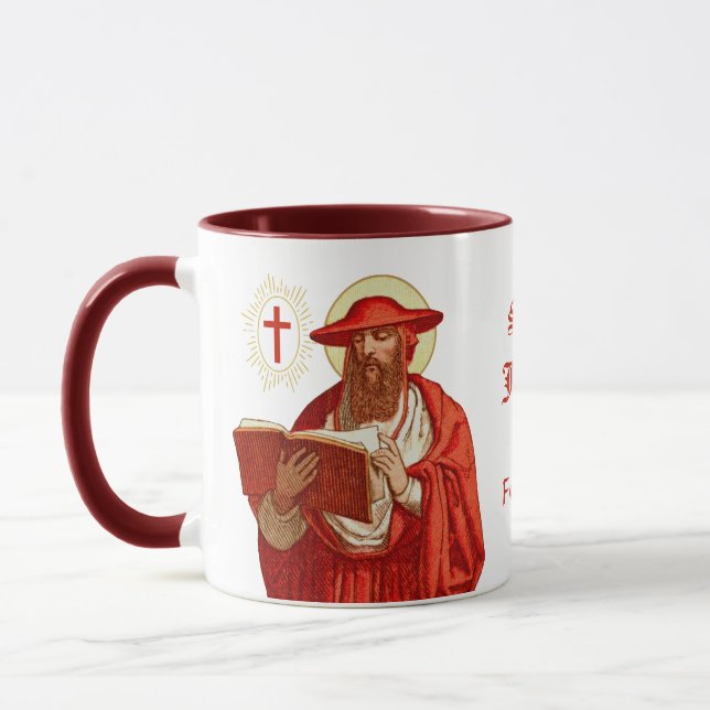 St. Jerome als Kardinal mit Book (P 004) Tasse (Links)