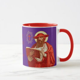 St. Jerome als Kardinal mit Book (P 004) Tasse