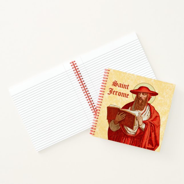 St. Jerome als Kardinal mit Buch (P 004) (Innenseite)