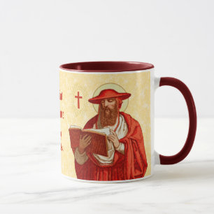 St. Jerome als Kardinal mit Buch (P 004) Tasse