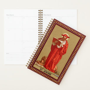 St. Jerome als Kardinal mit Löwen (P 004) Planer
