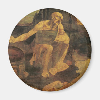 St. Jerome by Leonardo da Vinci circa 1481 Magnet