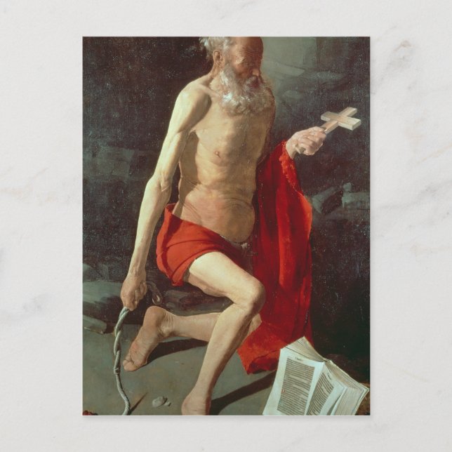 St. Jerome, c.1620 Postkarte (Vorderseite)