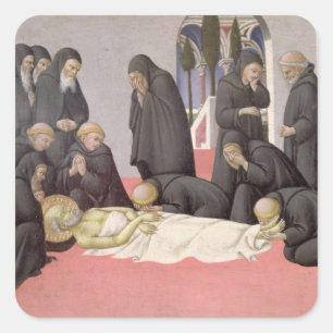 St Jerome, das zu St. Cyril von Jerusalem, 14 Quadratischer Aufkleber