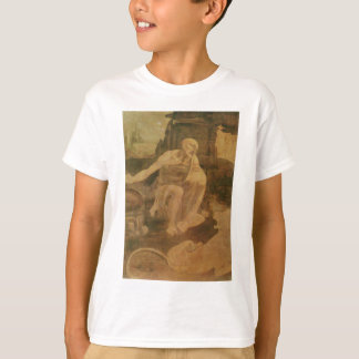 St Jerome in der Wildnis durch Leonardo da Vinci T-Shirt