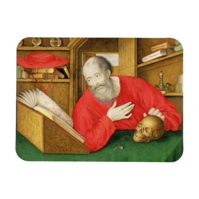 St. Jerome in his Study, 1650 (bodycolour and w/c Magnet (Horizontal)
