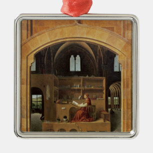 St Jerome in seiner Studie, c.1475 Ornament Aus Metall