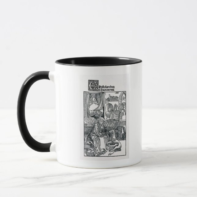 St Jerome in seiner Studie Tasse (Links)