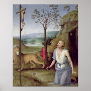 St. Jerome in the Desert, c.1499-1502 Poster