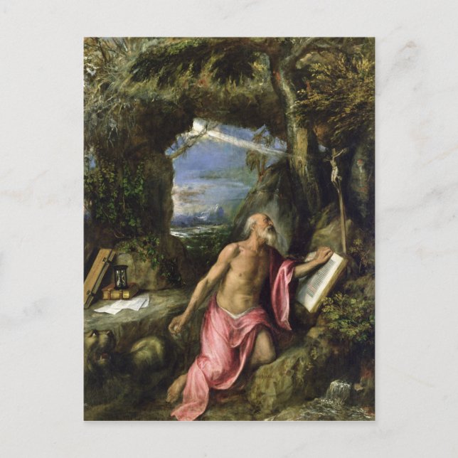 St. Jerome Postkarte (Vorderseite)
