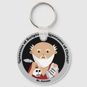 St Jerome Schlüsselanhänger