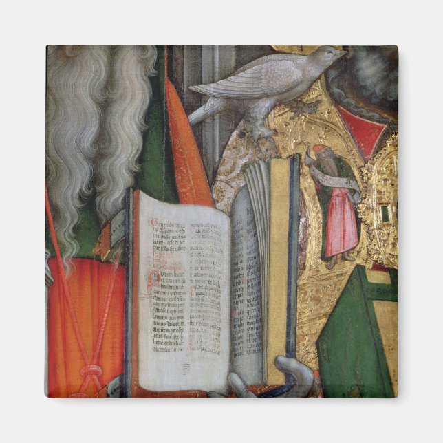 St. Jerome's Bible und St. Gregory's Dove, Detail Magnet (Vorne)