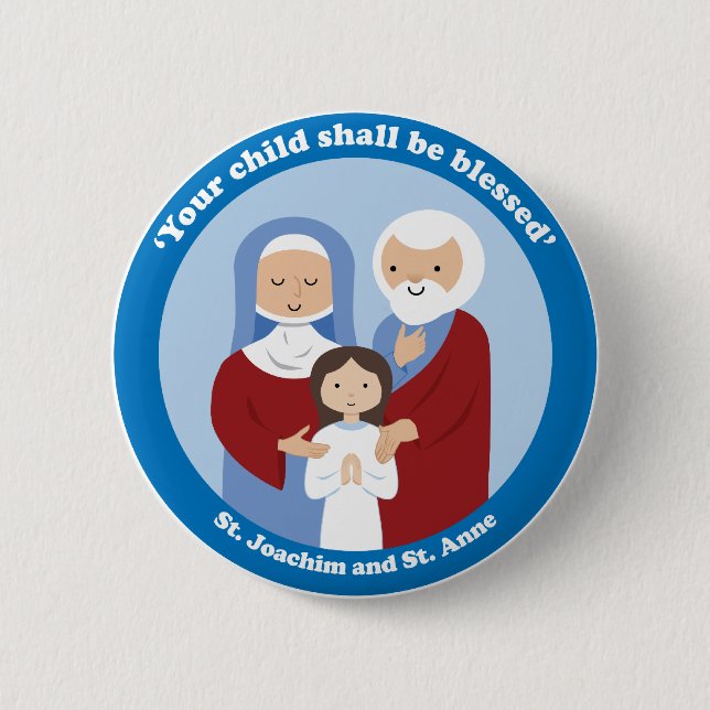 St. Joachim und St Anne Button (Vorderseite)