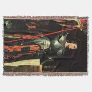 St. Joan Arc Katholische Heilige Blanket Decke