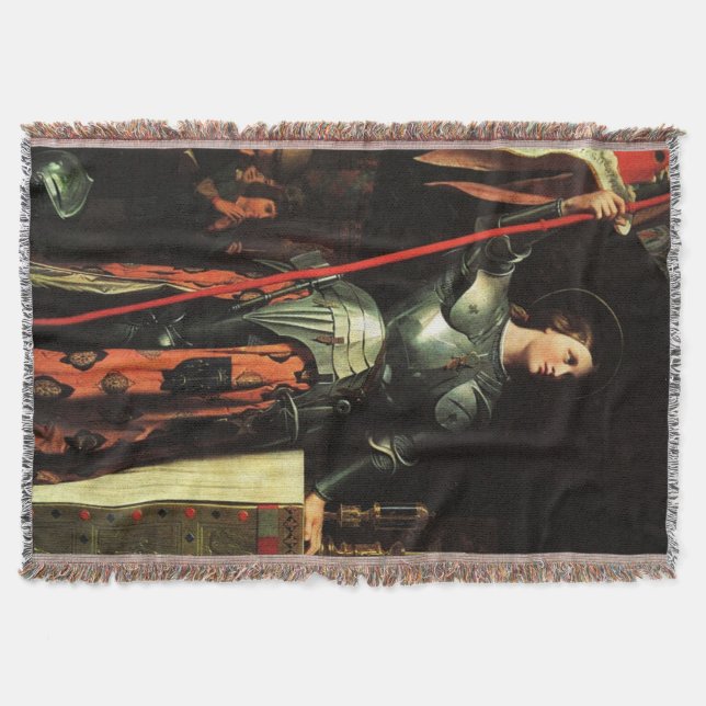 St. Joan Arc Katholische Heilige Blanket Decke (Vorderseite)