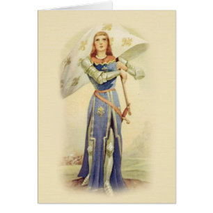 St. Joan der arktischen Flagge Soldier Katholik