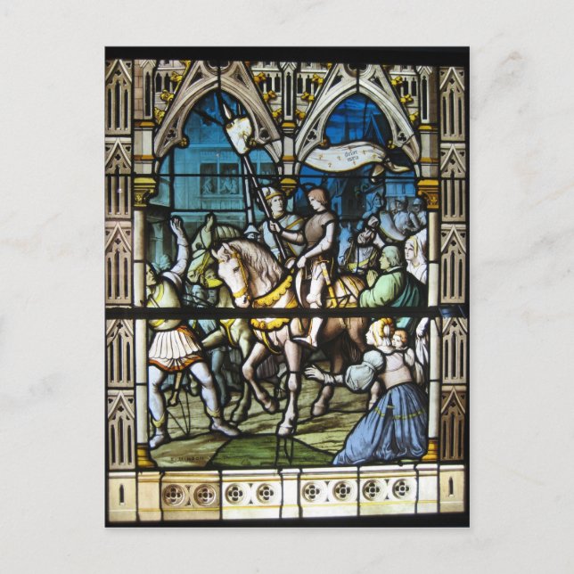 St. Joan in Orleans Postkarte (Vorderseite)