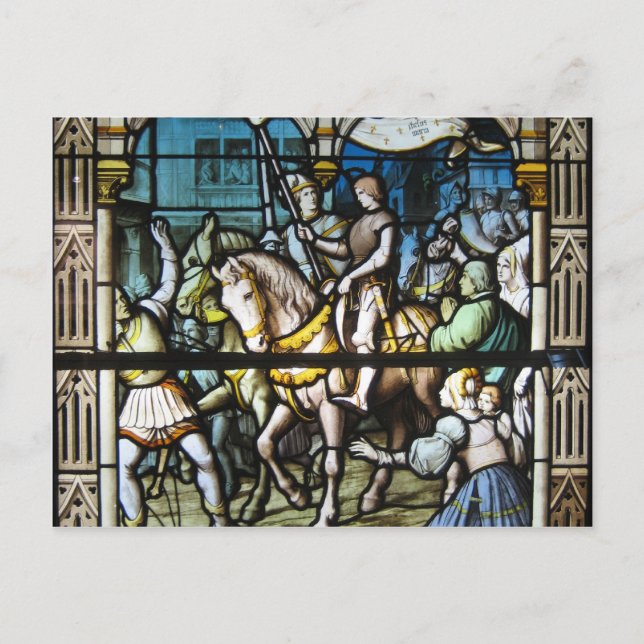 St. Joan in Orleans Postkarte (Vorderseite)