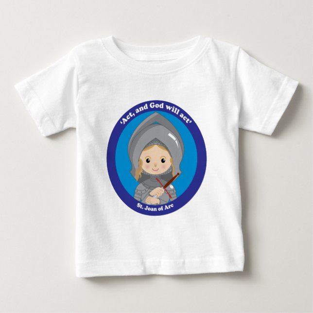 St. Joan of Arc Baby T-shirt (Vorderseite)