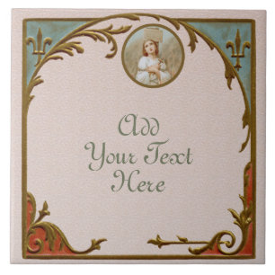 St. Joan of Arc Burning at the Stake (BF01) Tile 3 Fliese