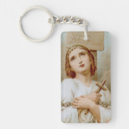 St. Joan of Arc Burning at the Stake (BF 01) Schlüsselanhänger