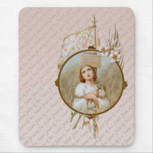 St. Joan of Arc Burning at the Stake (BF 01) Vert Mousepad