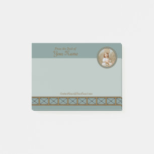 St. Joan of Arc Burning (BF 01, Style 1) 4"x3" Post-it Klebezettel