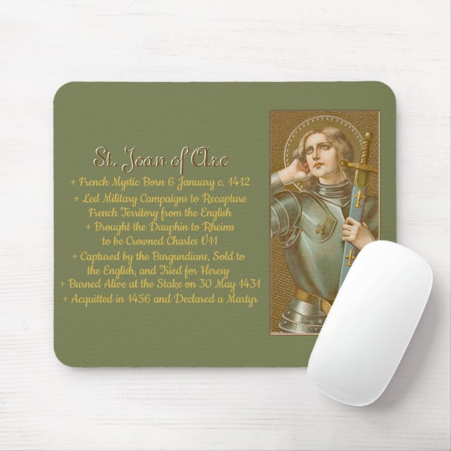 St. Joan of Arc (JM 28) Mousepad (Mit Mouse)