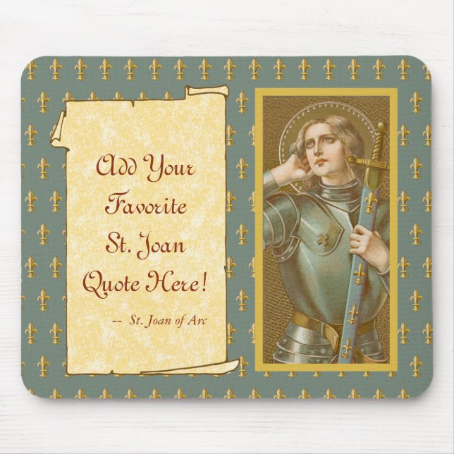 St. Joan of Arc (JM 28) Mousepad (Vorne)