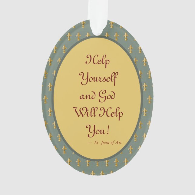 St. Joan of Arc (JM 28) Ornament (Rückseite)