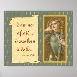 St. Joan of Arc (JM 28) Poster