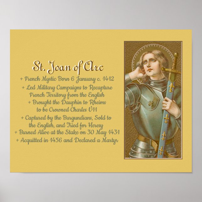 St. Joan of Arc (JM 28) Poster (Vorne)