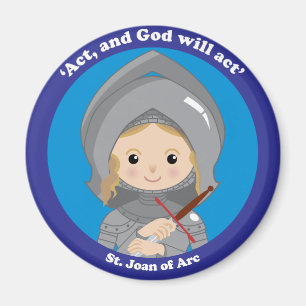 St. Joan of Arc Magnet