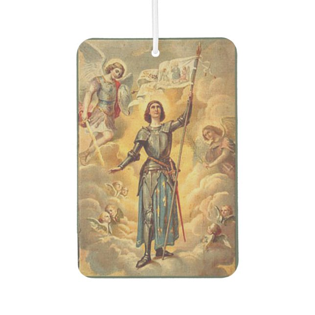 St. Joan of Arc St. Michael Angels Soldier Autolufterfrischer (Vorderseite)