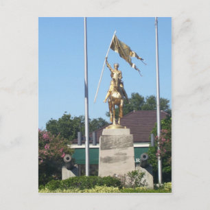 St. Joan of Arc Statue Postkarte