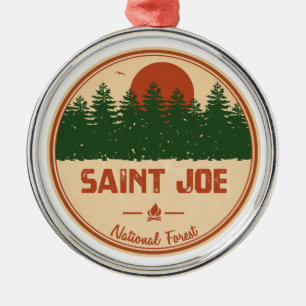 St. Joe National Forest Ornament Aus Metall