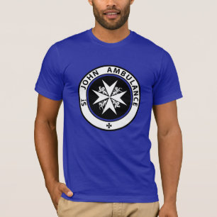 St John Ambulance Brigade Retro 1888 Logo T-Shirt
