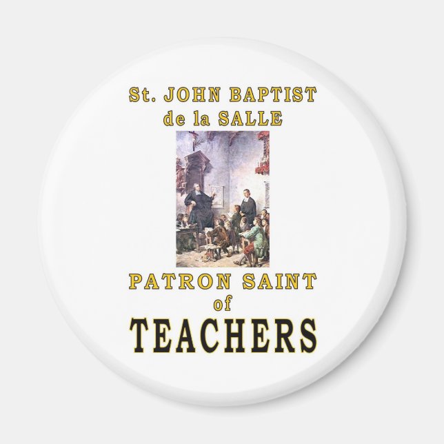 ST. JOHN BAPTIST de la SALLE Magnet (Vorne)